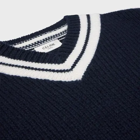 V-Neck Sweater In Cashmere