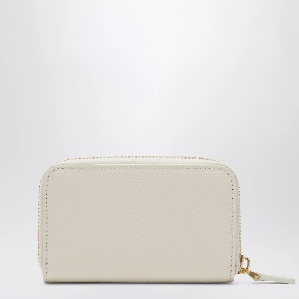 Valentino Cherryfic Vlogo Signature Zip-Up Wallet
