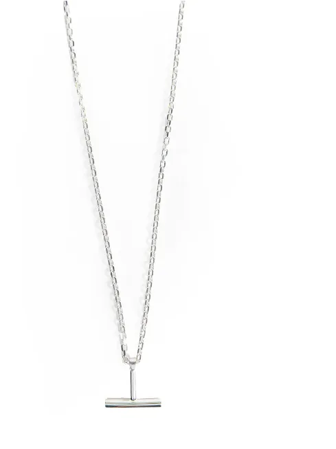T-Bar-Pendant Chain Necklace