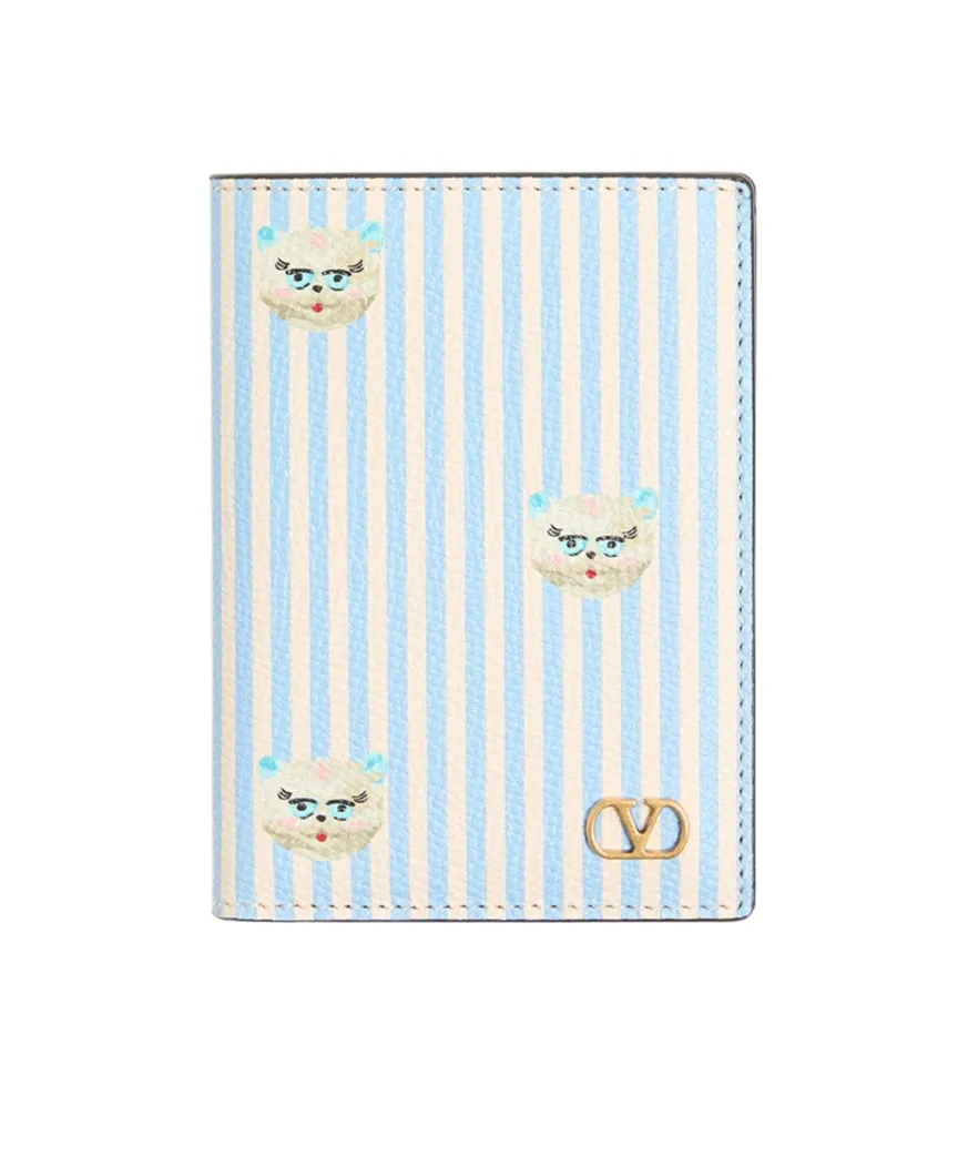 Valentino Le Chat De La Maison-Printed Bi-Fold Wallet