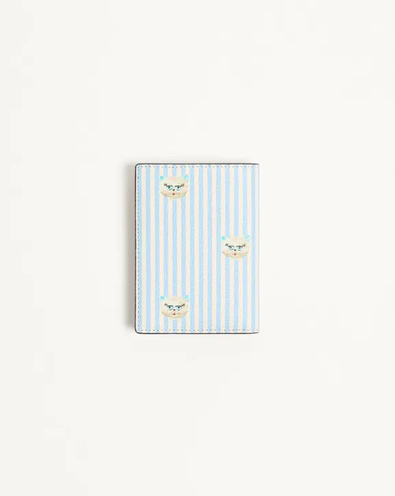 Valentino Le Chat De La Maison-Printed Bi-Fold Wallet