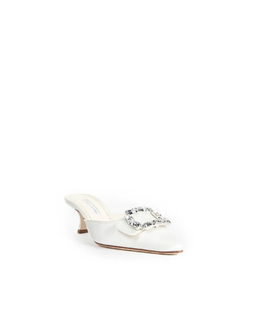 Pointed-Toe High-Heeled Sandals