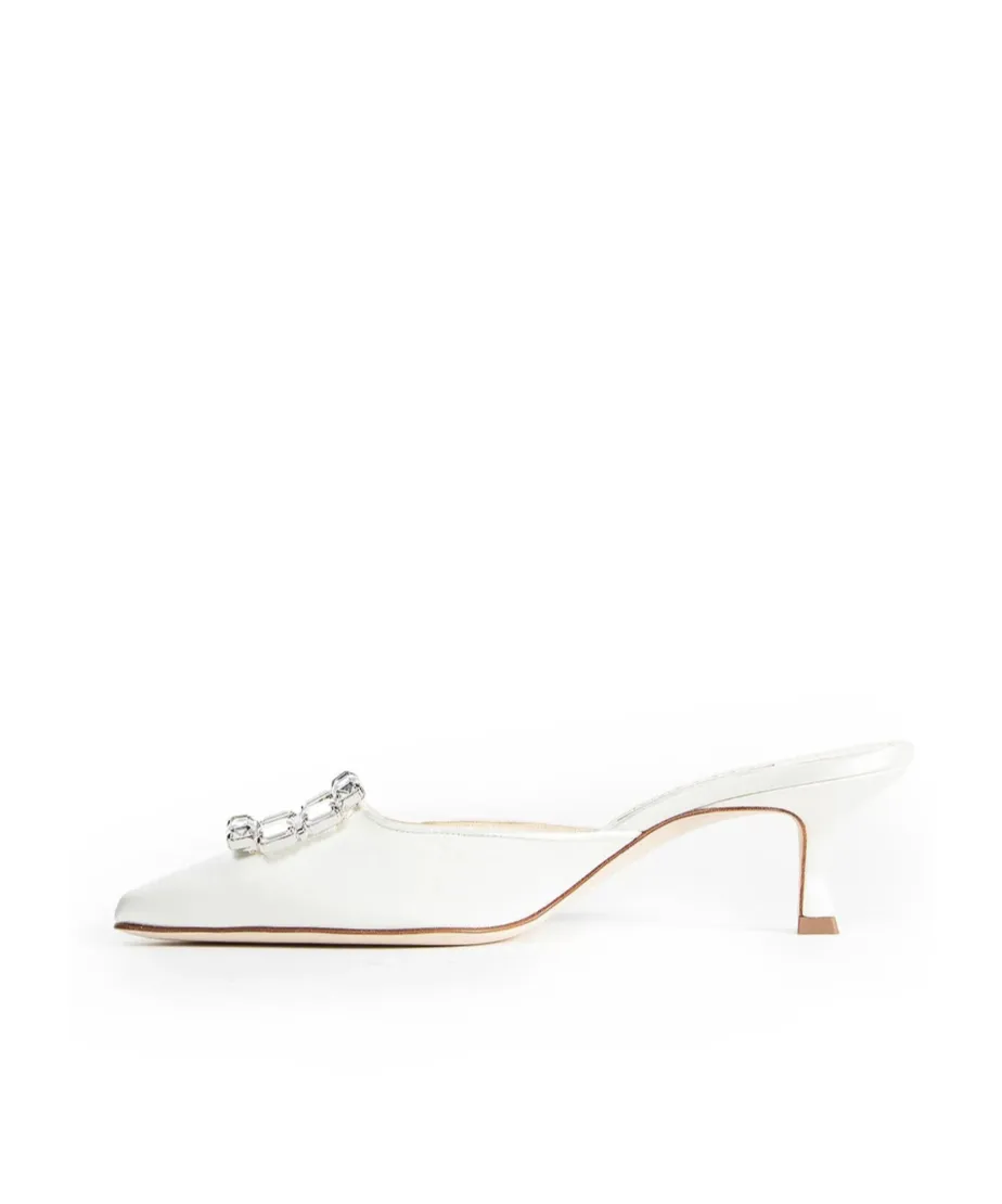 Pointed-Toe High-Heeled Sandals