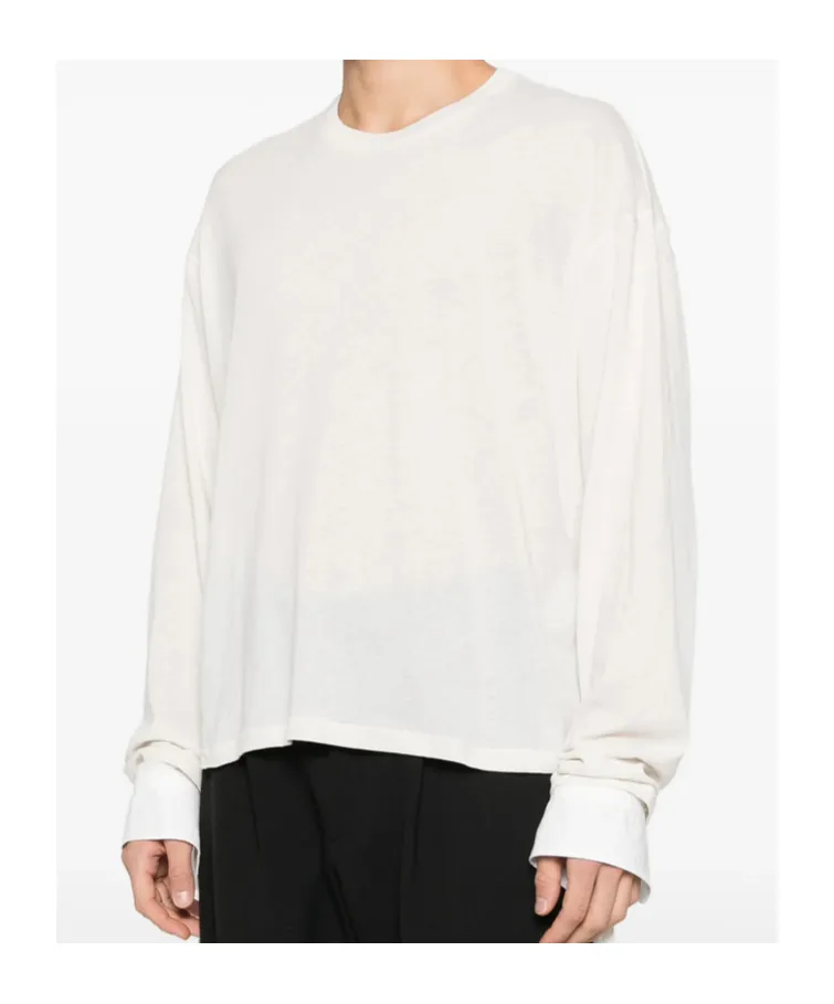 Crew Neck Long-Sleeved T-Shirt
