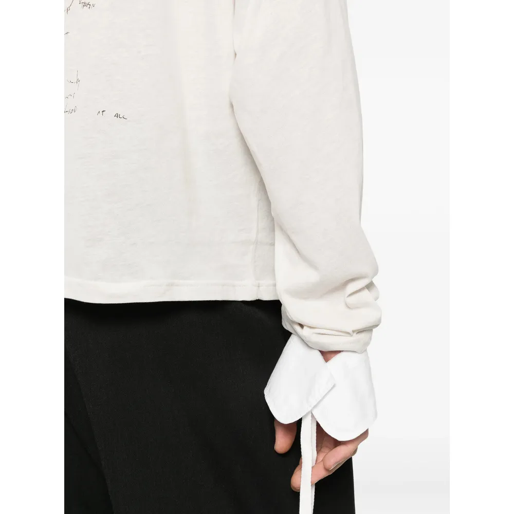 Crew Neck Long-Sleeved T-Shirt
