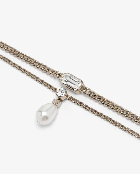 Alexander Mcqueen Skull Embellished Necklace