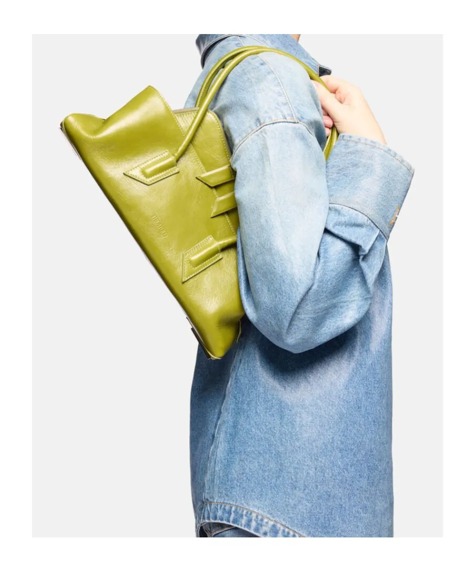 The Attico La Passeggiata Small Top Handle Bag