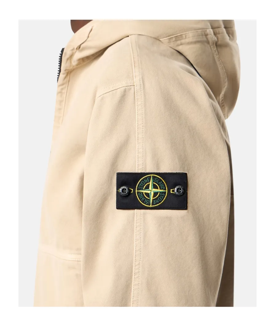 Oversized-Fit Zip-Up Hooded Jacket With Pockets