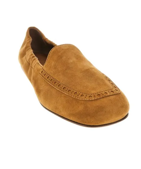 Church's Gathered Suede Flat Shoes