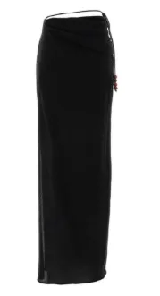Magda Butrym Draped Long Skirt