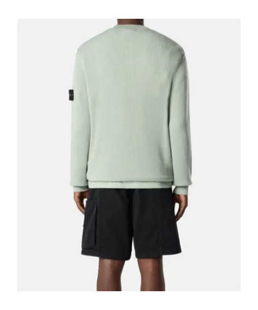 Stone Island Logo Patch Crewneck Sweatshirt