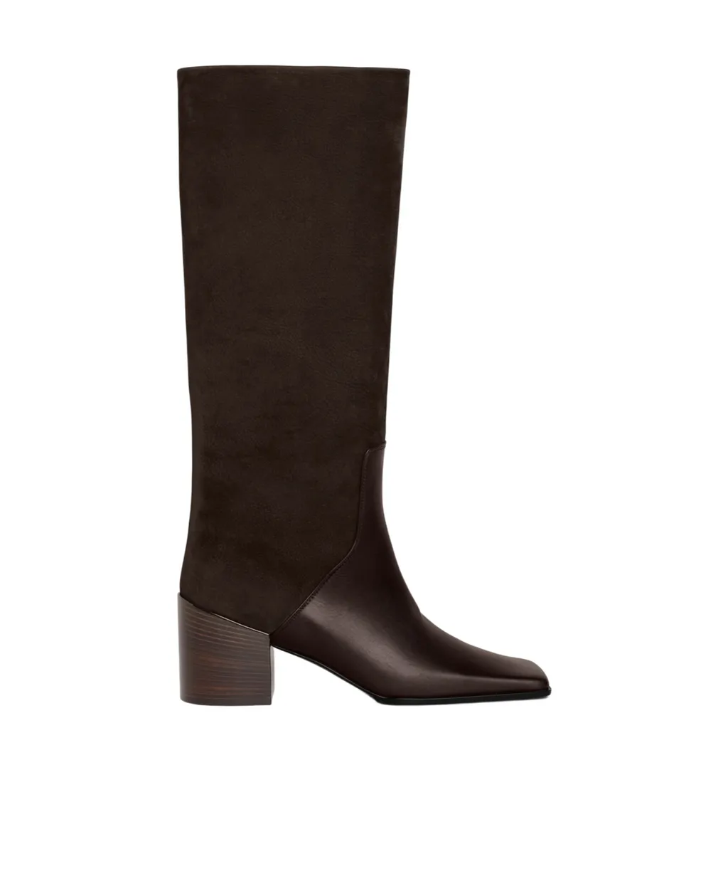 Square-Toe Boots