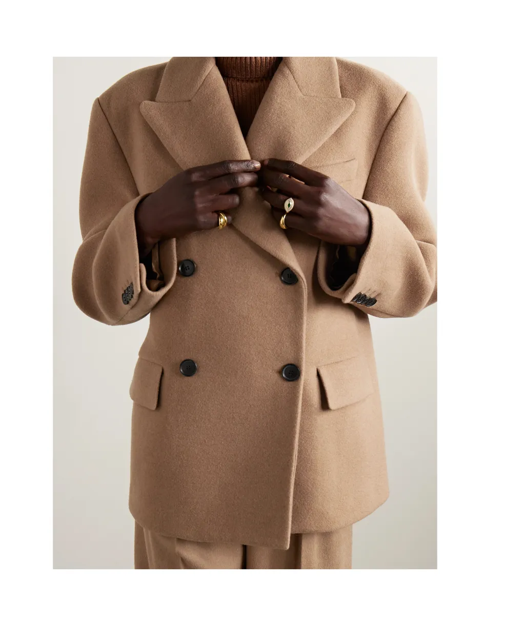 Vianney Double-Breasted Short Coat