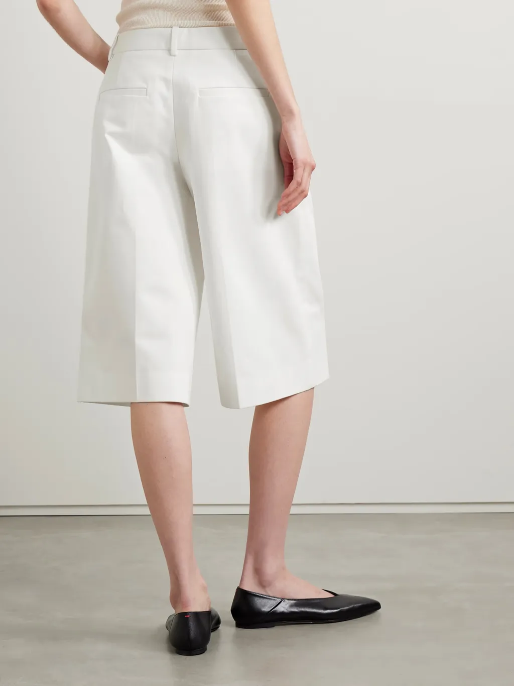 Denim Shorts With Belt Loops