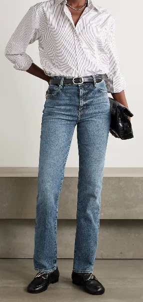 The Ruler High-Rise Slim-Leg Jeans