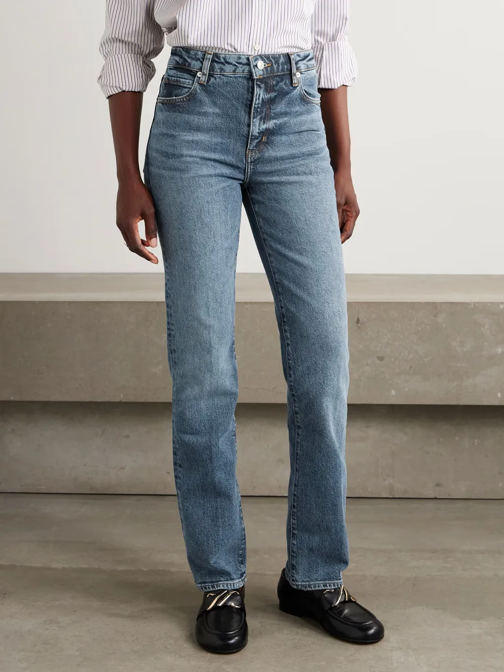 The Ruler High-Rise Slim-Leg Jeans