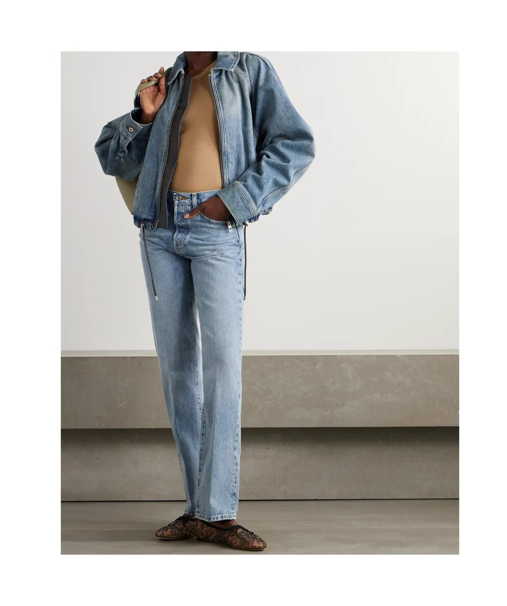 The Vertical Straight-Leg Jeans