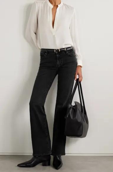 The Rodeo Mid-Rise Flared Jeans