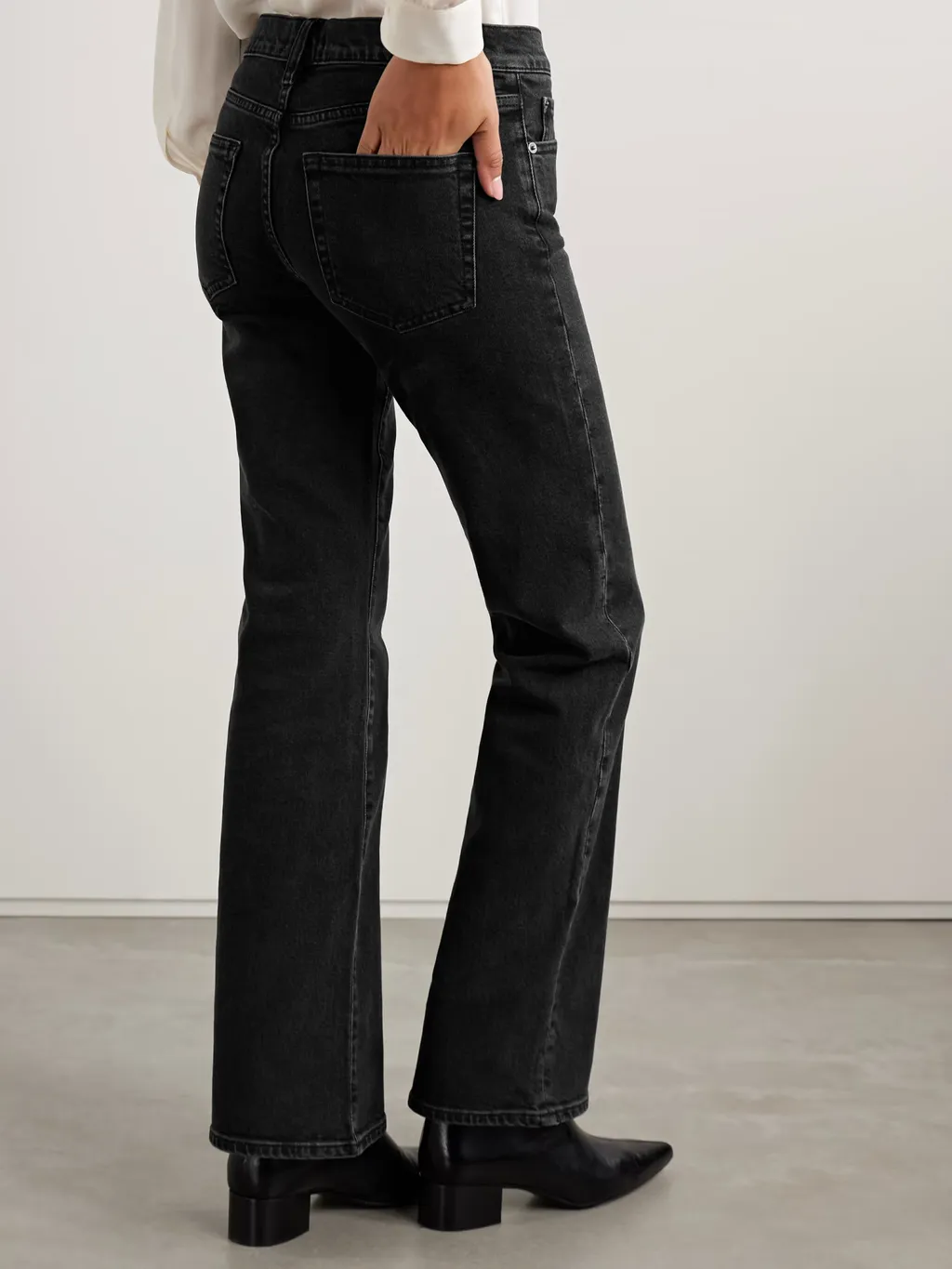 The Rodeo Mid-Rise Flared Jeans