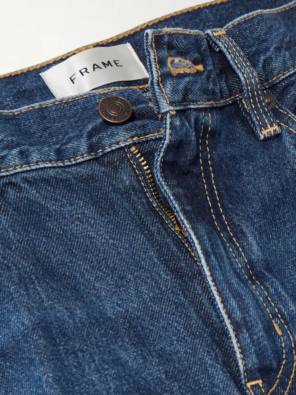The Cuffed Wide Mid-Rise Wide-Leg Jeans