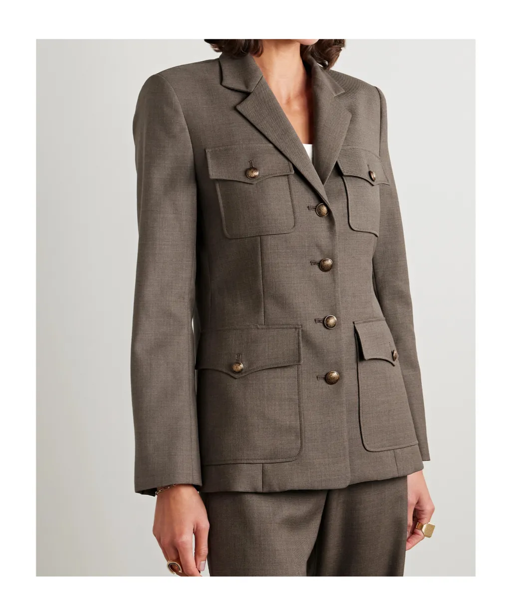 Button Long Sleeve Casual Jacket