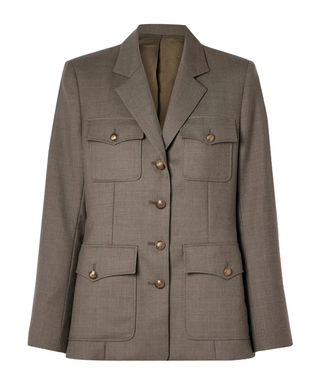 Button Long Sleeve Casual Jacket