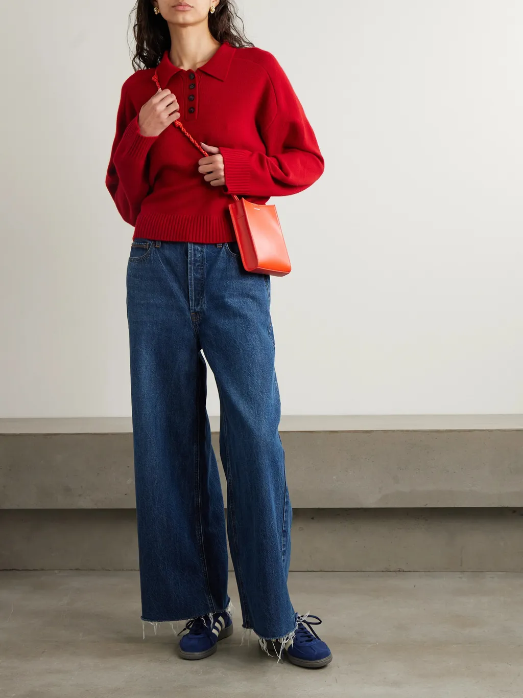 High-Rise Wide-Leg Jeans