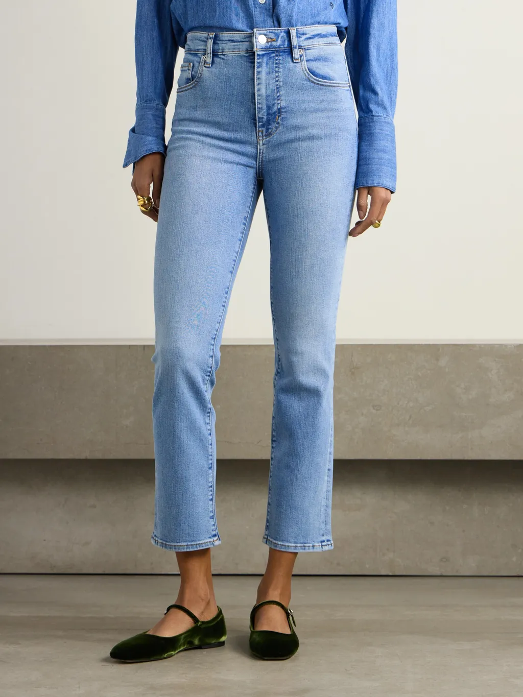 The Pencil Cropped High-Rise Skinny Jeans