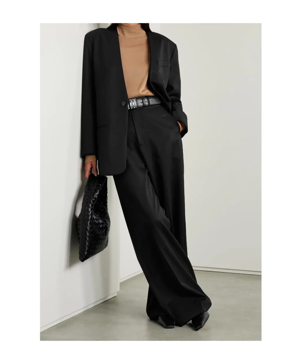 Wide-Leg Casual Pants