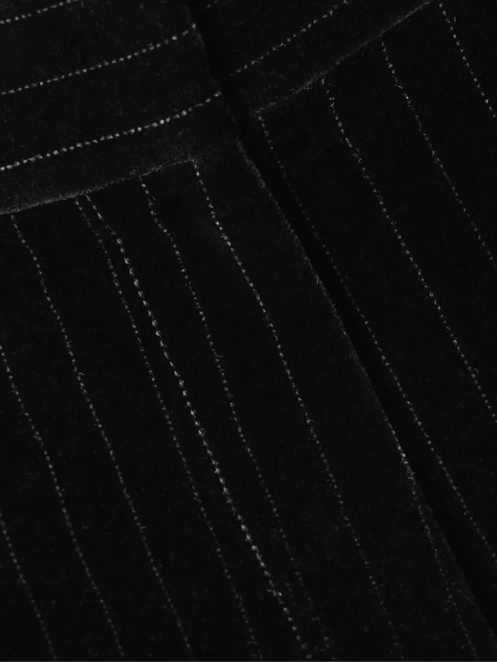 Pinstripe Wide-Leg Track Pants
