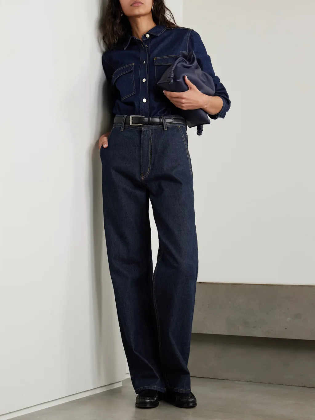 High-Rise Wide-Leg Jeans