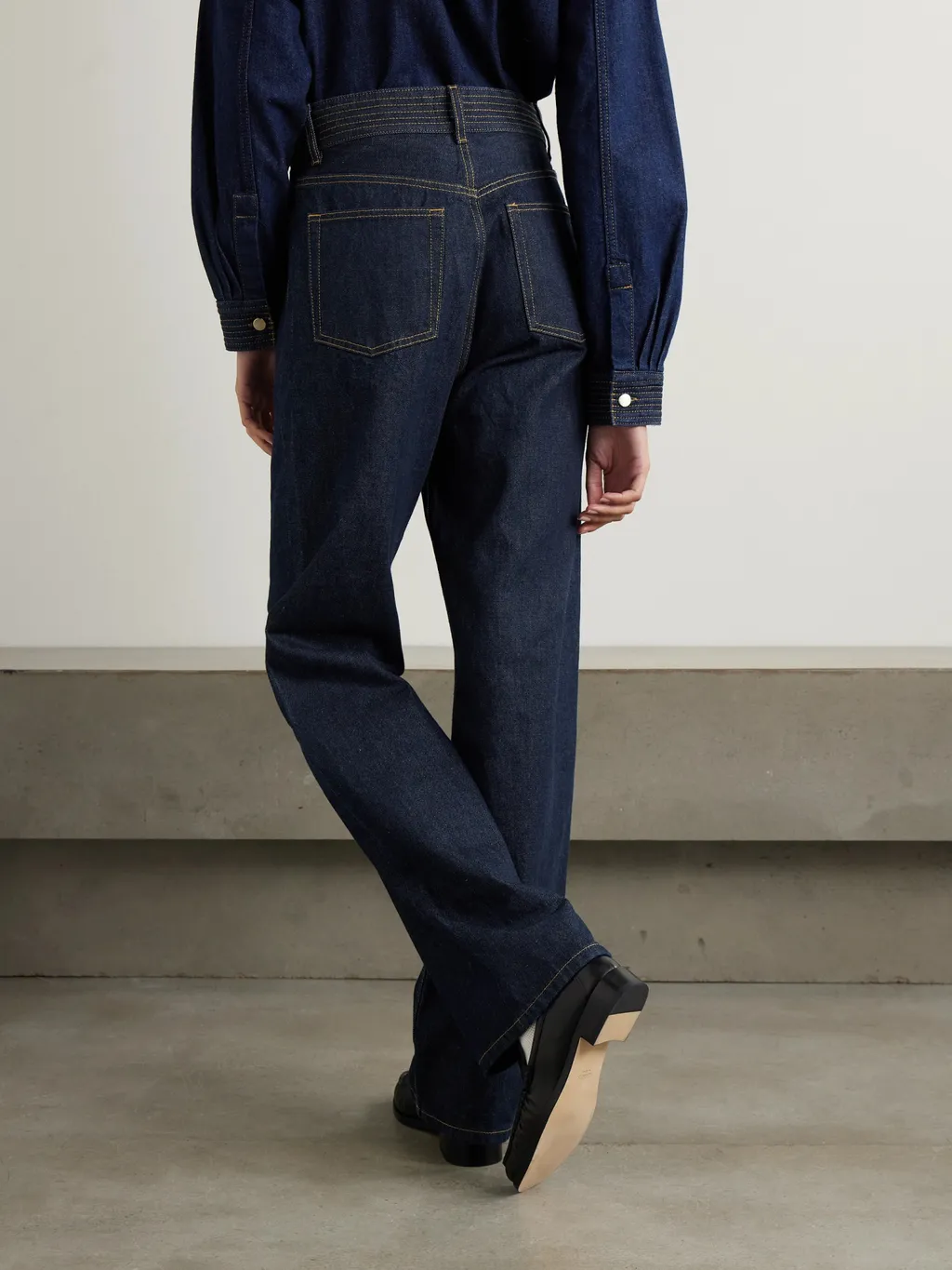 High-Rise Wide-Leg Jeans