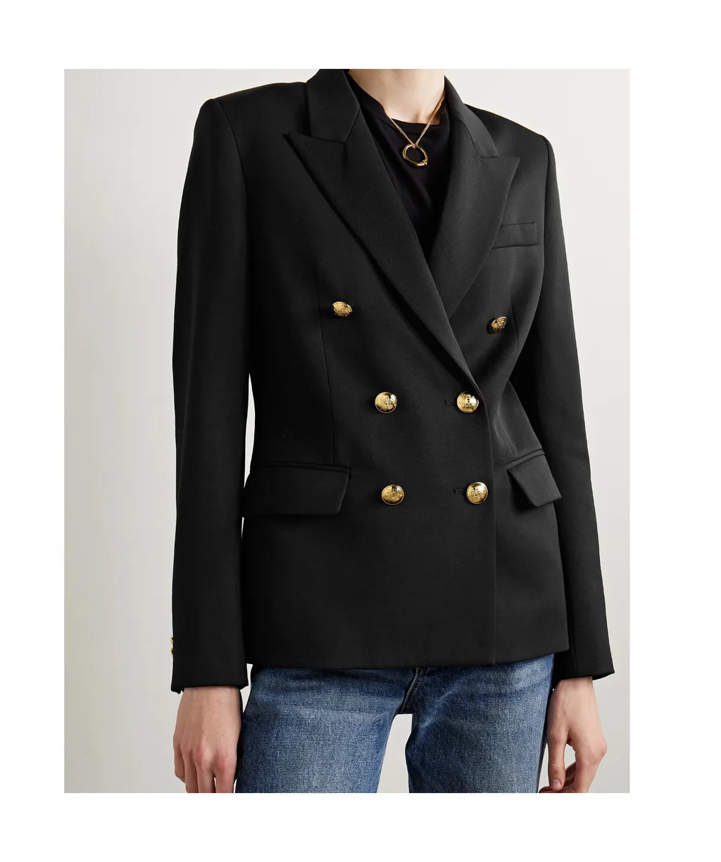 Vira Double-Breasted Suit Jacket