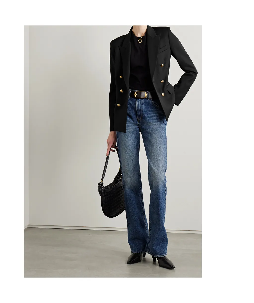 Vira Double-Breasted Suit Jacket