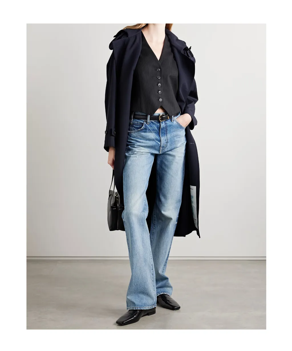 Angelina Pinstripe Vest