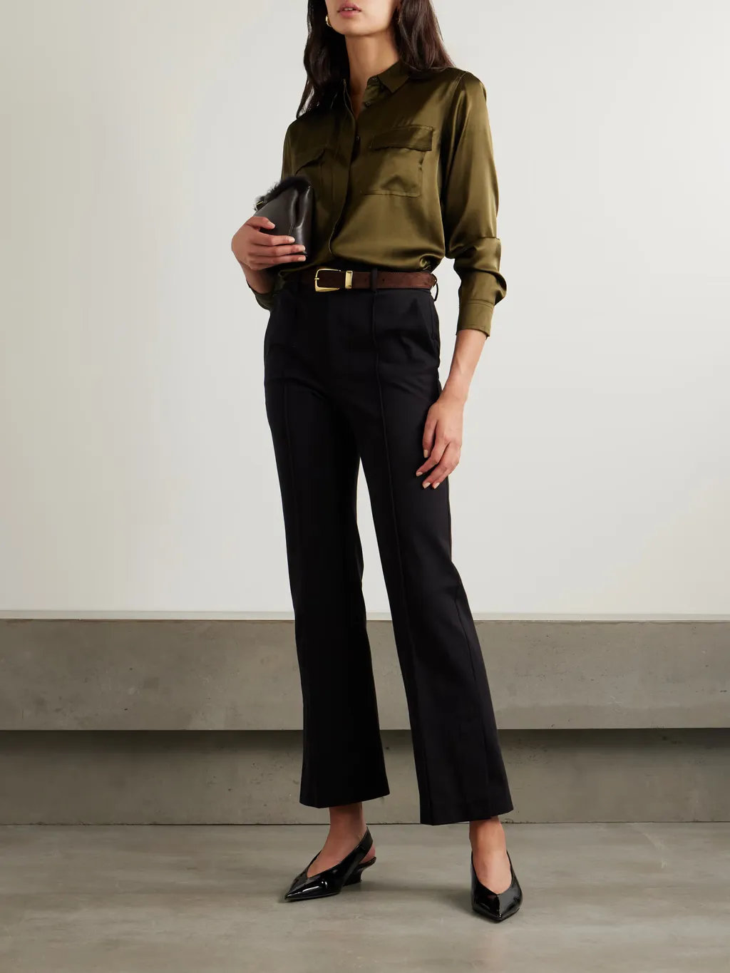 Belt Loop Casual Pants