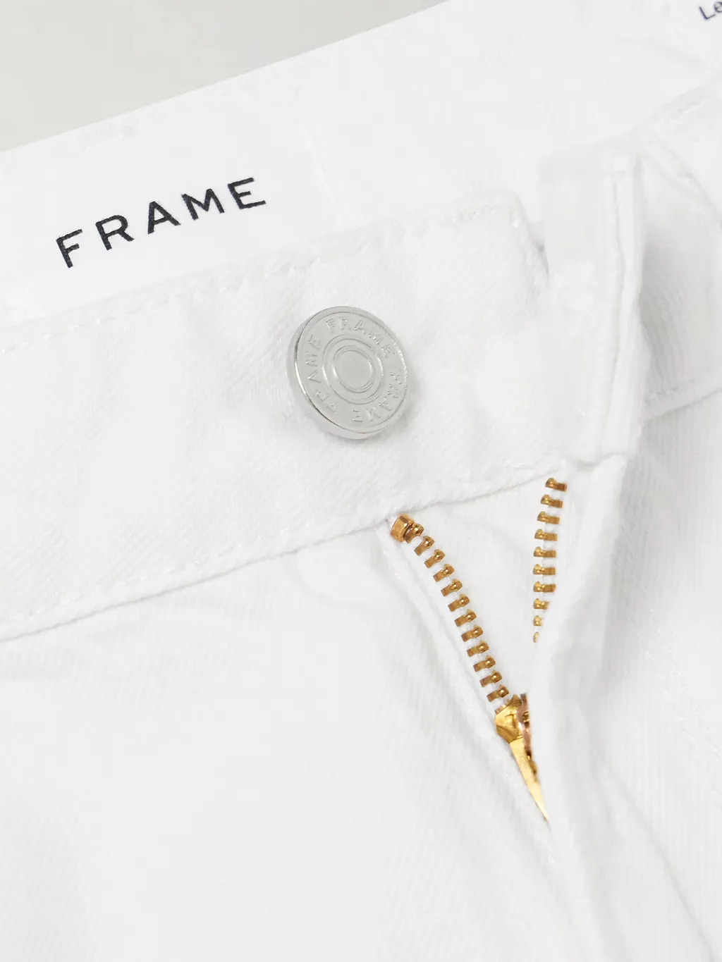 Le Grand Garcon Frayed Denim Shorts