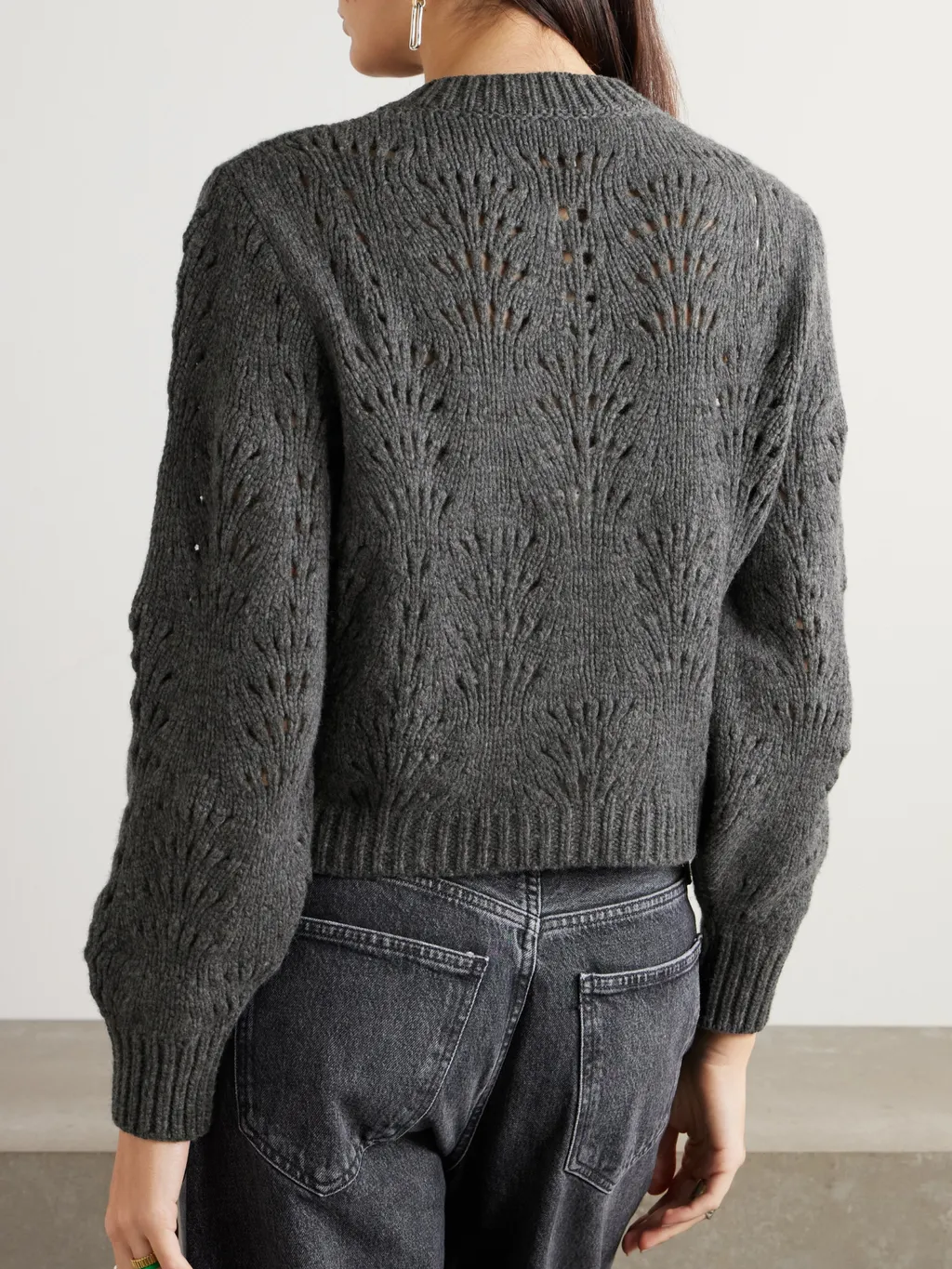 Openwork Knit Cardigan