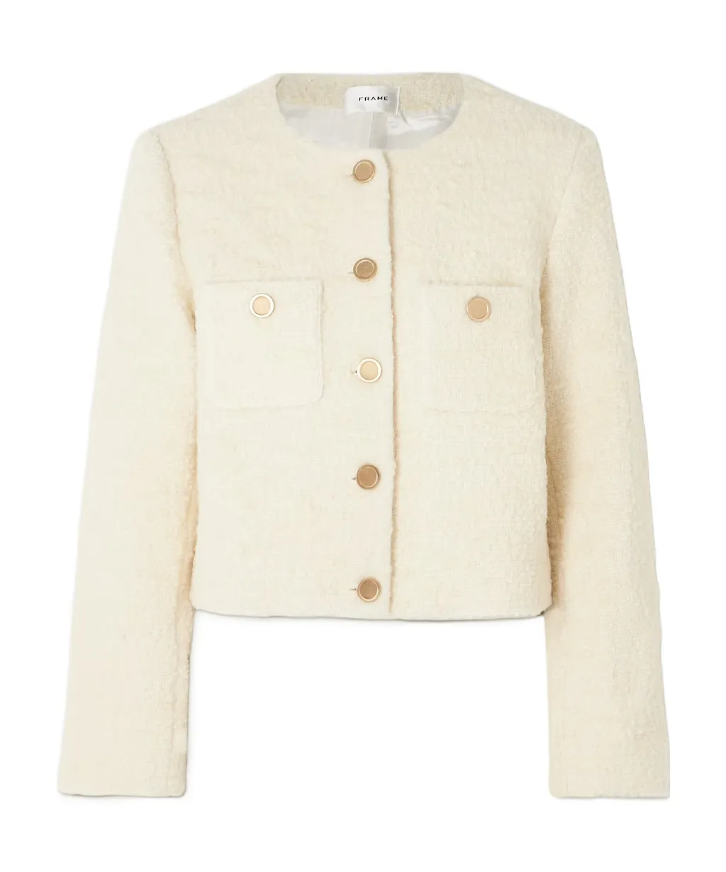 Round-Neck Short Coat