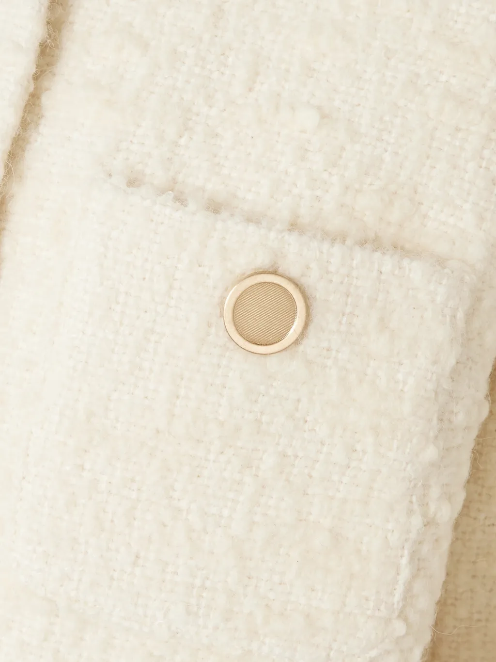 Round-Neck Short Coat