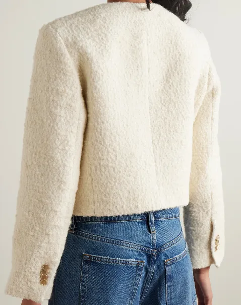 Round-Neck Short Coat