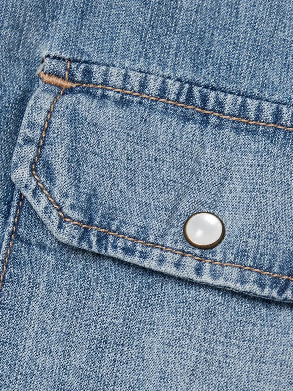 Nais Long-Sleeved Denim Shirt