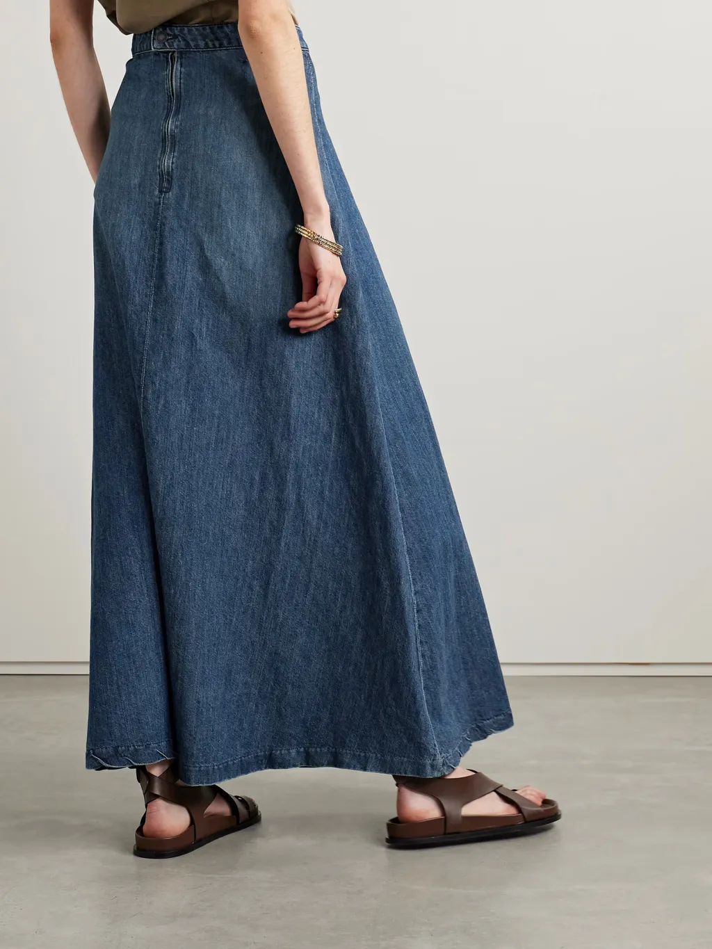 Astrid Denim Maxi Skirt