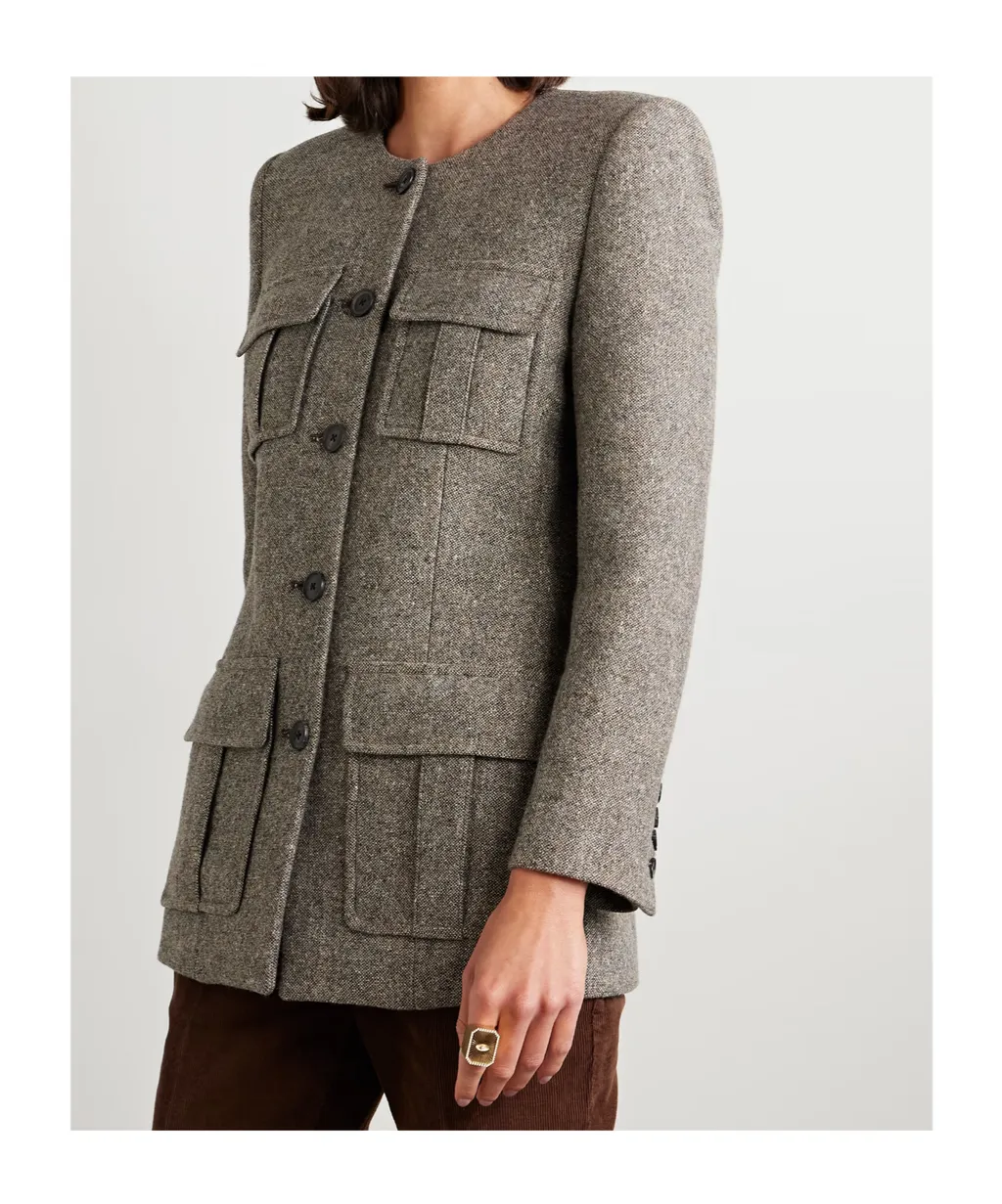 Gabriella Button-Down Blazer
