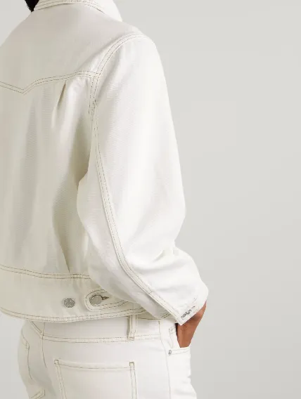 Heart-Shaped Denim Jacket