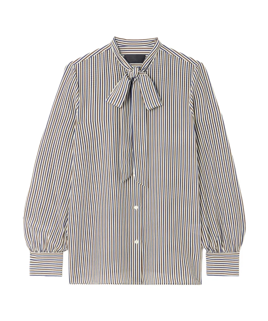 Striped Long-Sleeved Shirt
