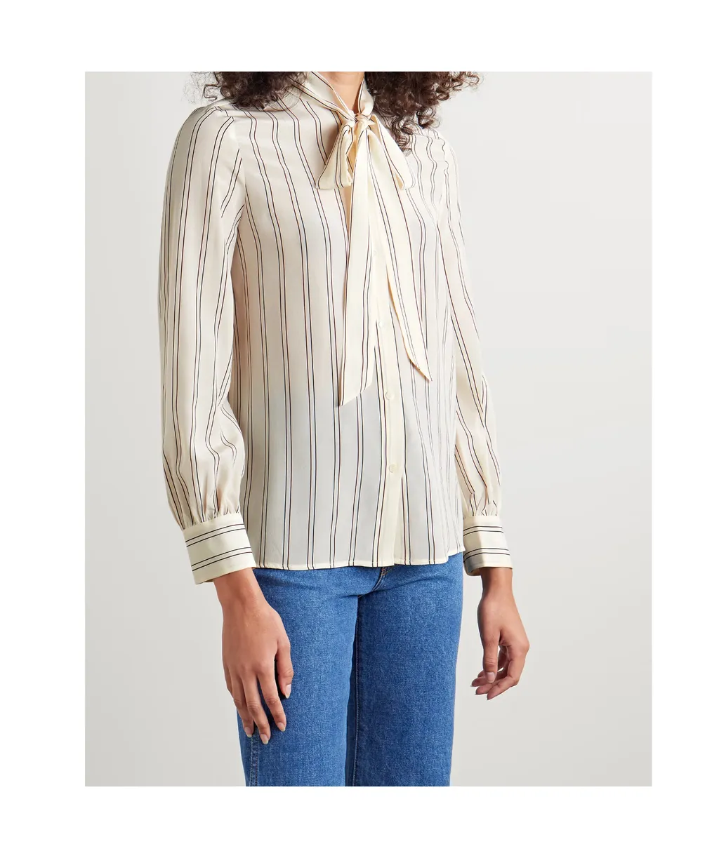 Striped Long-Sleeved Shirt