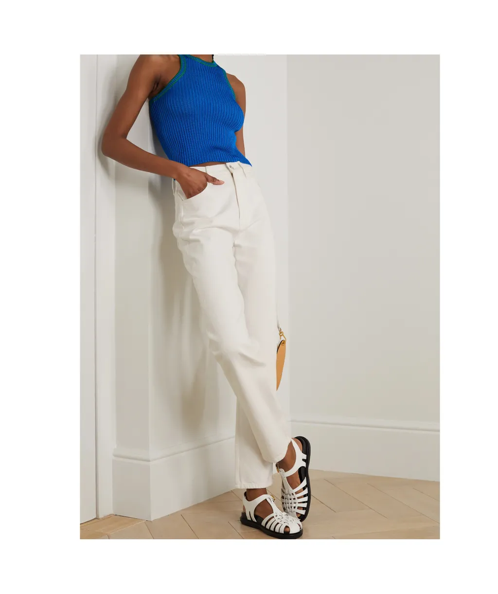 Le High Tight High-Rise Straight-Leg Jeans N