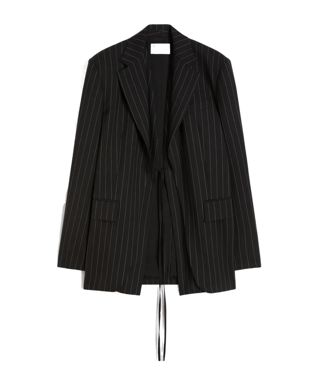 Pinstripe Suit Jacket