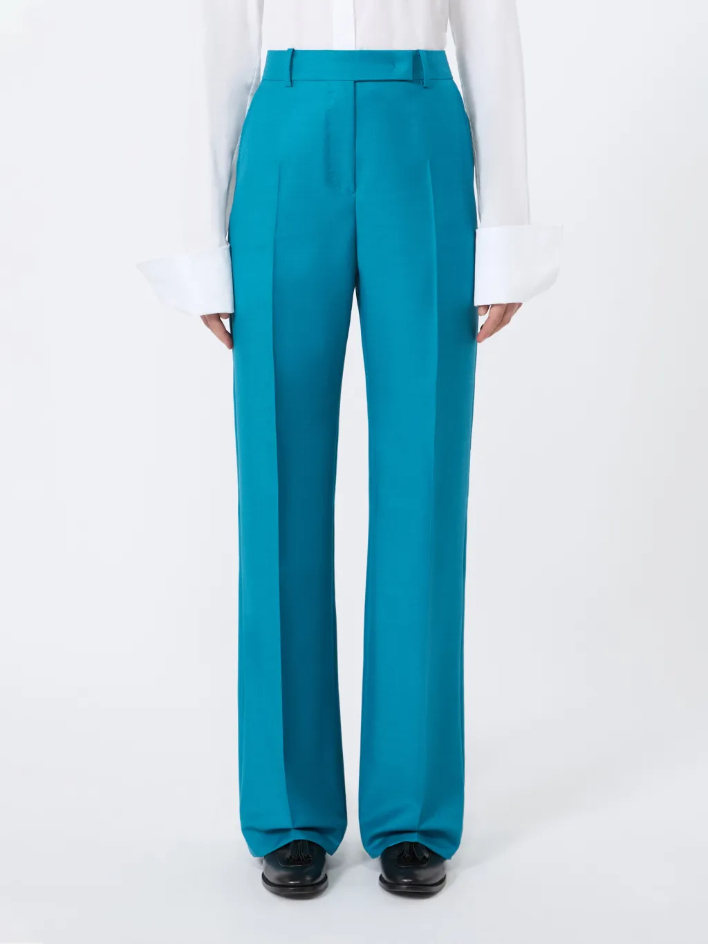 Trousers Made Of Wool, Mohair And Silk Blend